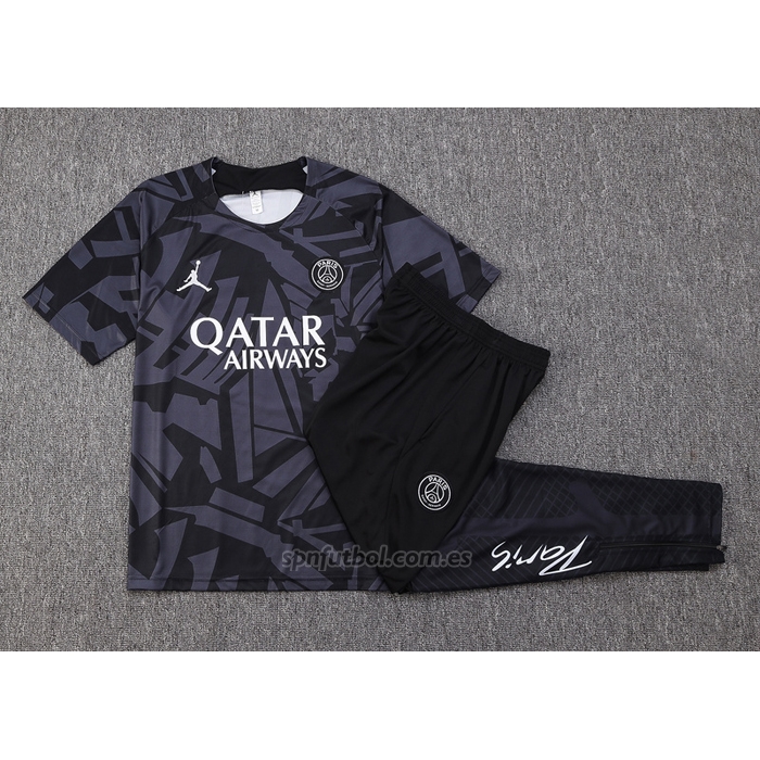 Chandal del Paris Saint-Germain Manga Corta 2022-2023 Gris